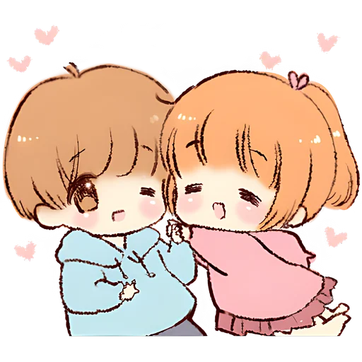 Стикер Парочка кун и тян