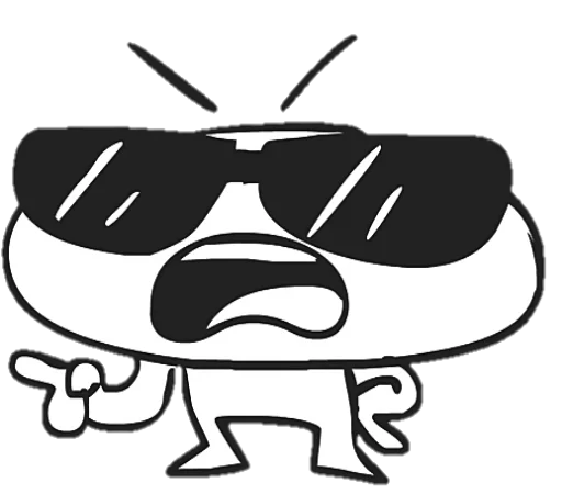 Стикер Sr Pelo