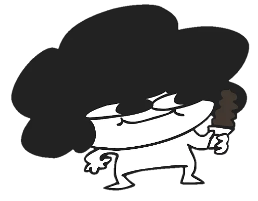 Стикер Sr Pelo