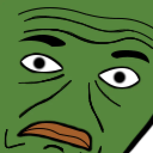 Стикер pepe и peepo - для важных разговоров (почему рот в говне?)