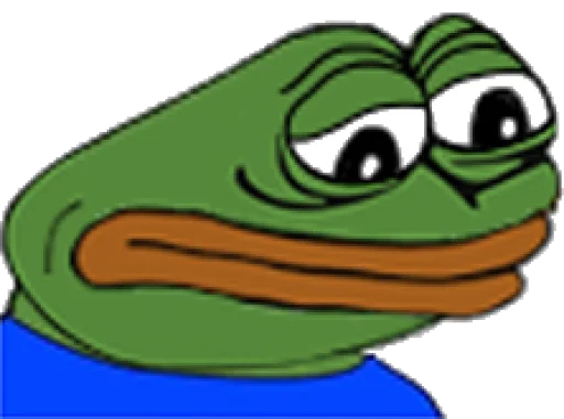 Стикер pepe и peepo - для важных разговоров (почему рот в говне?)