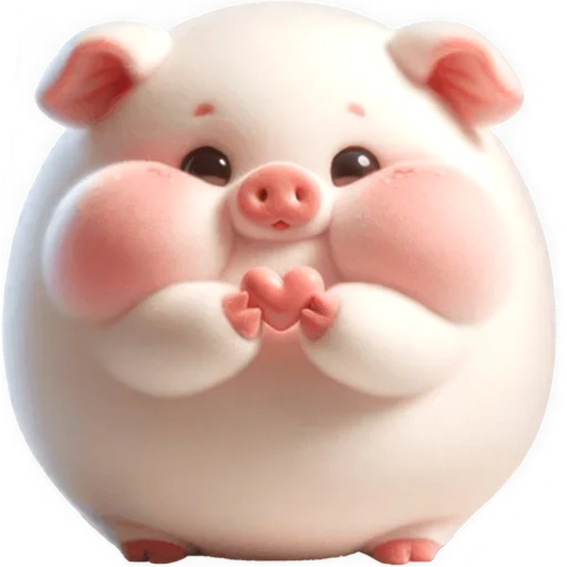 Стикер Свинка Пипка