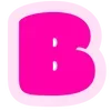 Эмодзи Pink ABC