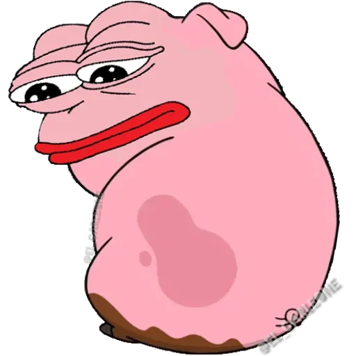 Стикер Pink Pepe