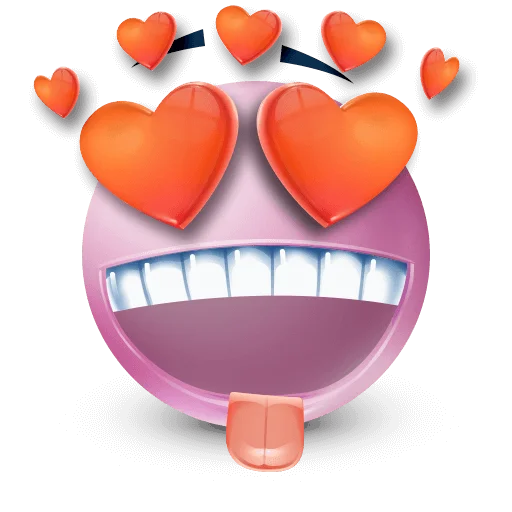 Стикер Pink Face