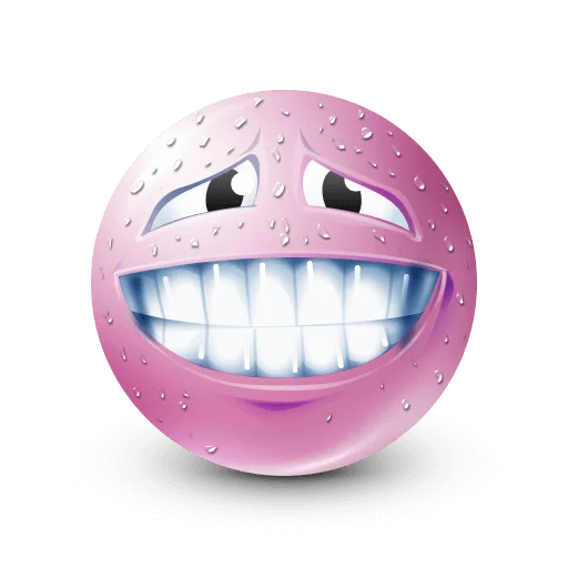 Стикер Pink Face