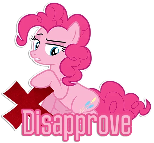 Стикер Pinkie Pink