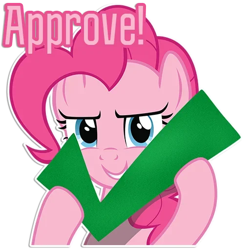 Стикер Pinkie Pink