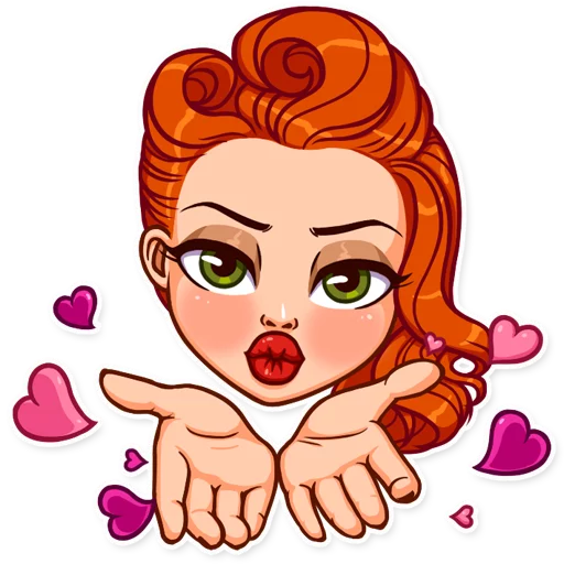 Стикер Pin up Girl