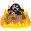 Эмодзи Пират Дигги