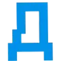 Эмодзи пиксельные буквы