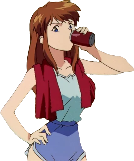 Стикер Аска Лэнгли Сорью