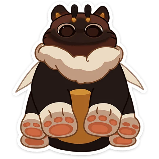 Стикер Пуф без надписей