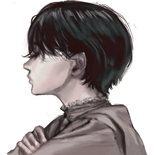 Стикер Несчастный мальчик