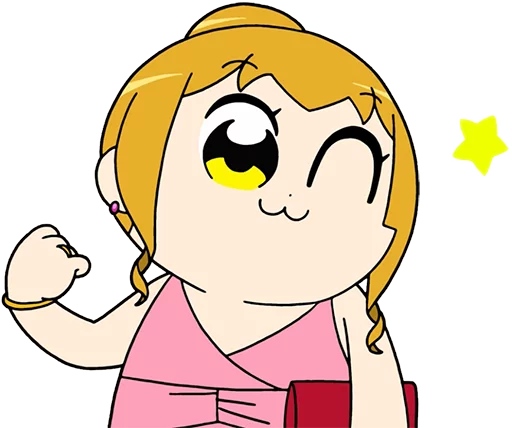 Стикер Pop Team Epic Anime