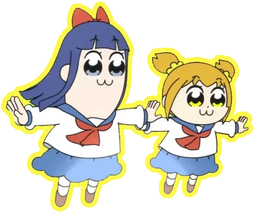 Стикер Pop Team Epic