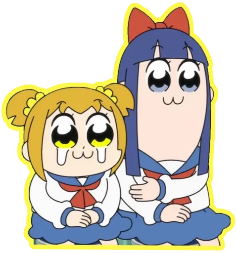 Стикер Pop Team Epic
