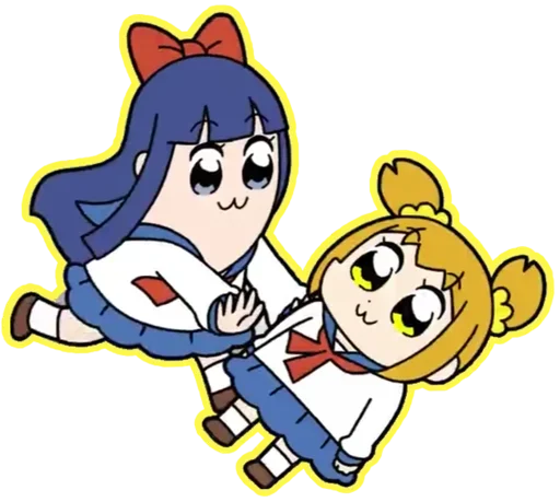 Стикер Pop Team Epic