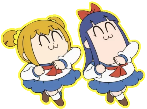 Стикер Pop Team Epic