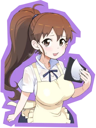 Стикер Поплар Танэсима / Popura Taneshima