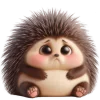 Эмодзи Ежик милый