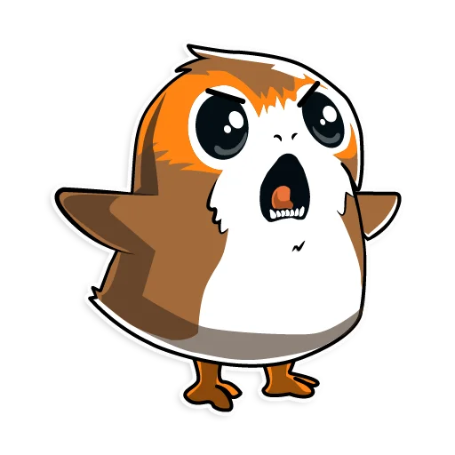 Стикер Porgs by ks.ka