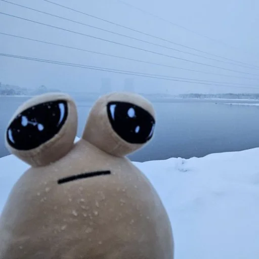 Стикер Pou Plush