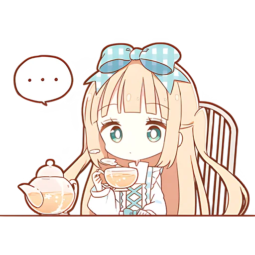 Стикер Повседневная Алиса