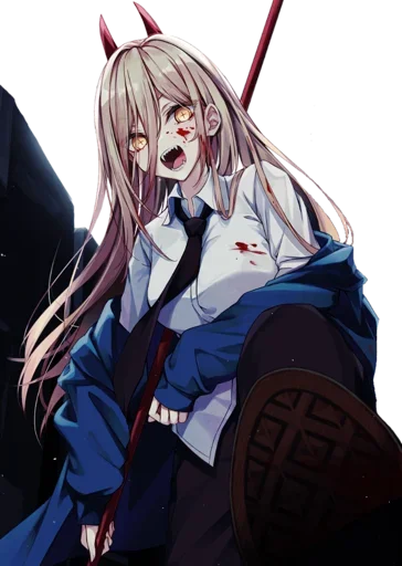 Стикер POWER #CHAINSAWMAN