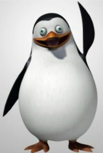 Стикер Пингвин из Мадагаскара