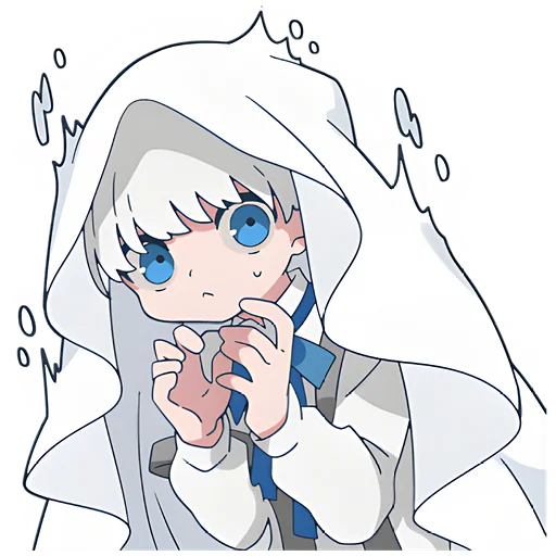 Стикер Призрак-кун