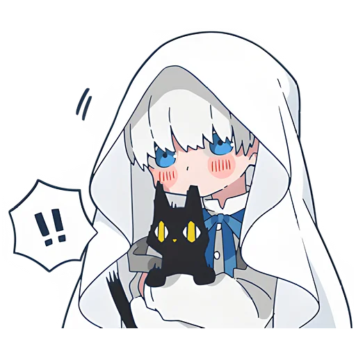 Стикер Призрак-кун