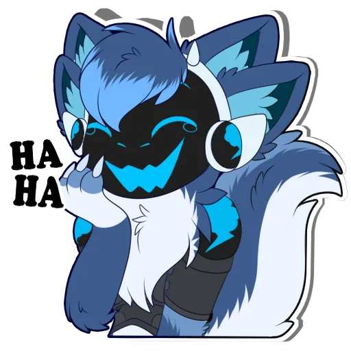 Стикер Zephy The Protogen