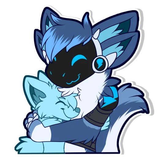 Стикер Zephy The Protogen