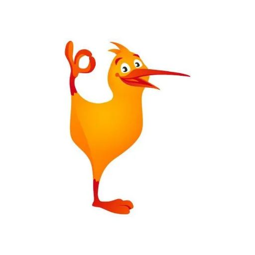 Стикер Птичка Киви