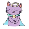 Стикер Purple Cat