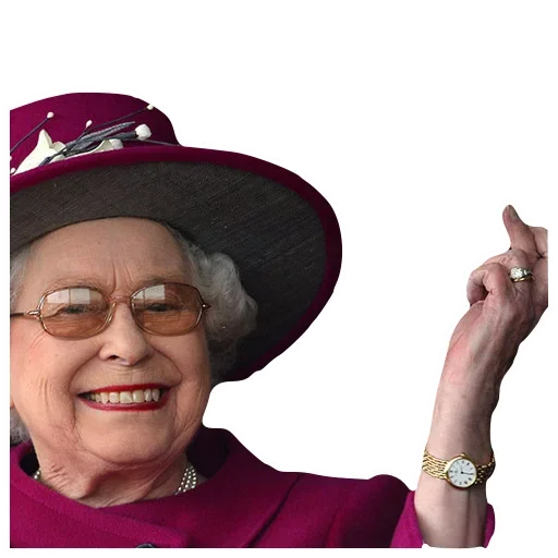 Стикер Queen Elizabeth II