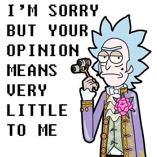 Стикер Rick And Morty