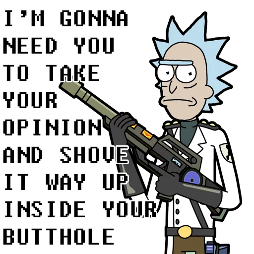 Стикер Rick And Morty