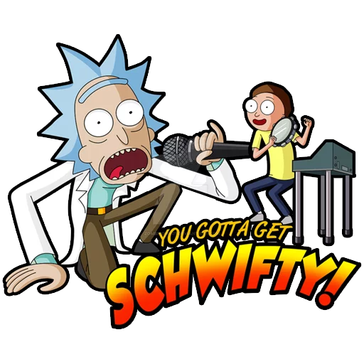 Стикер Rick And Morty