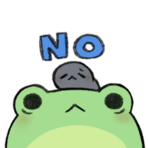 Стикер ROUND FROG FRIENDS