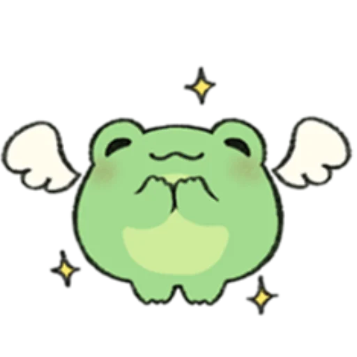 Стикер ROUND FROG FRIENDS