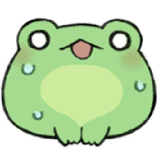 Стикер ROUND FROG FRIENDS