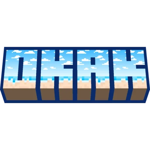 Стикер Minecraft Titles