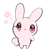 Эмодзи Rabbit And Girl Pink