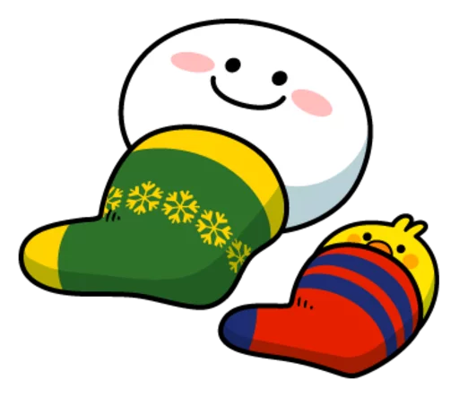 Стикер Spoiled Rabbits Winter