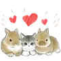 Эмодзи Котята и Кролики