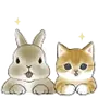 Эмодзи Котята и Кролики