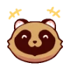 Эмодзи raccoons