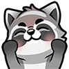 Эмодзи Raccoons